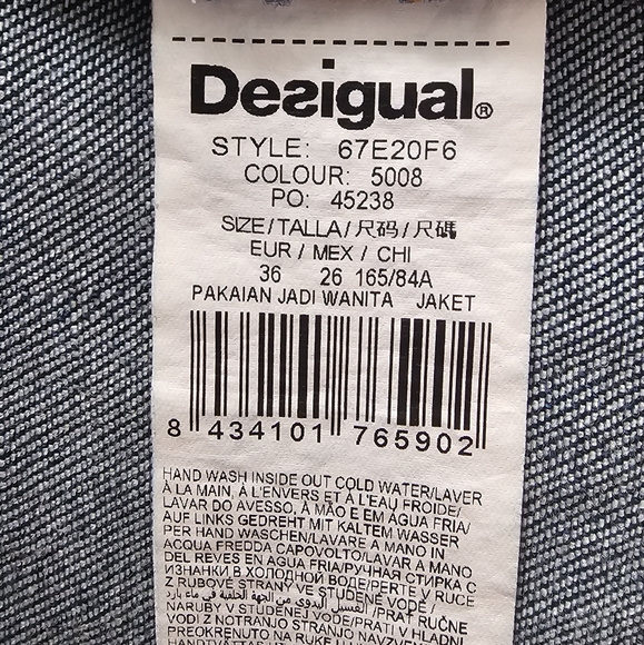 Desigual jacket size 36 (S) - Picture 8 of 12